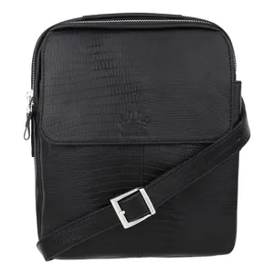 کیف رودوشی مردانه رویال چرم مدل W64.2