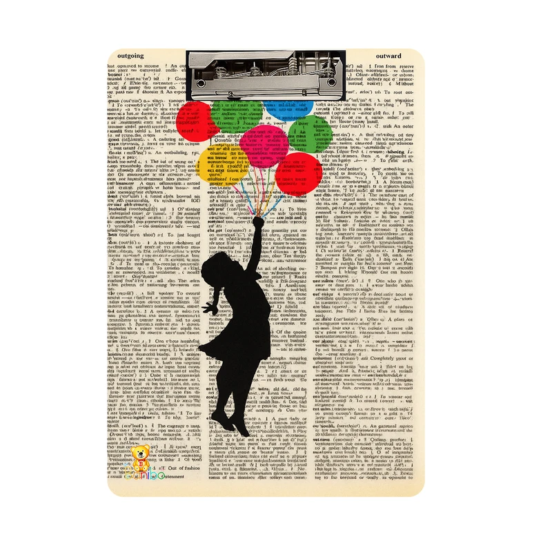 تخته شاسی بانیبو طرح  دختر و بادکنک کد 2724  سایز a4