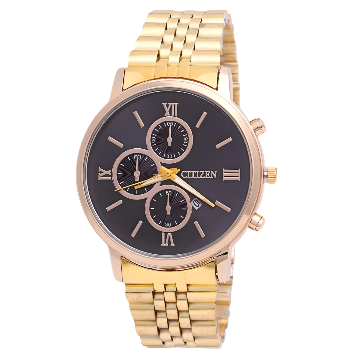 ساعت مچی عقربهای مردانه مدل تک موتوره تقویم دار