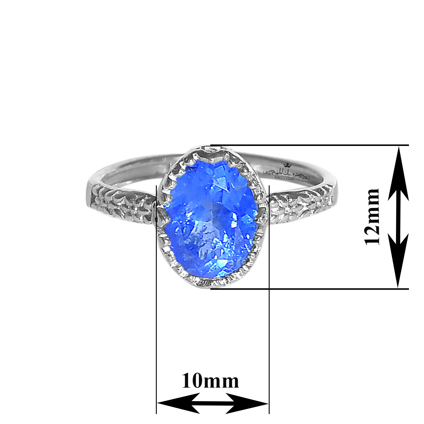 انگشتر نقره زنانه نقره جات لطفی مدل توپاز کد ANZS05E07 انگشتر نقره زنانه نقره جات لطفی مدل توپاز کد ANZS05E07