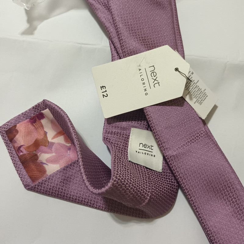 ست کراوات و دستمال جیب نکست مدل SMC126