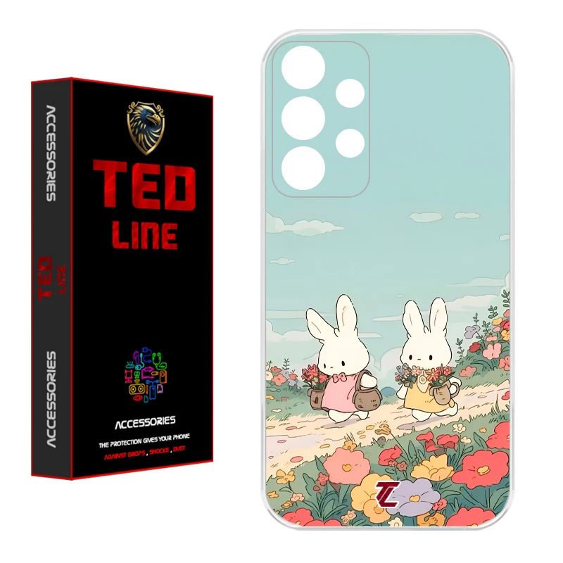 کاور تدلاین طرح خرگوش کد 1178 مناسب برای گوشی موبایل سامسونگ Galaxy A73