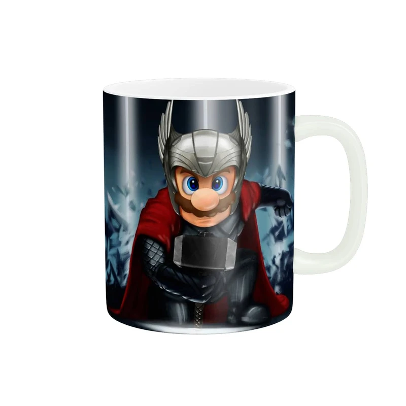 ماگ طرح قارچ خور ماریو بورس Mario Bors کد MarioBors-03