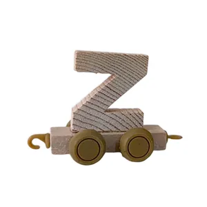 اسباب بازی چوبی مدل حروف انگلیسی قطار کد Z-1