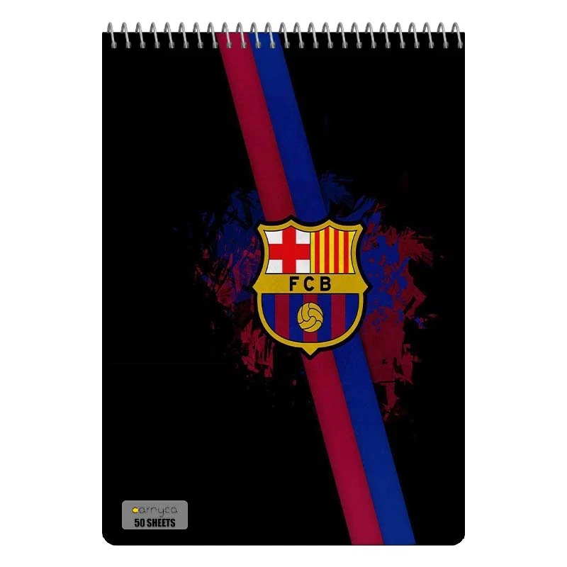 دفتر نقاشی 50 برگ سیمی کارنیکا طرح بارسلونا Barcelona کد 96662