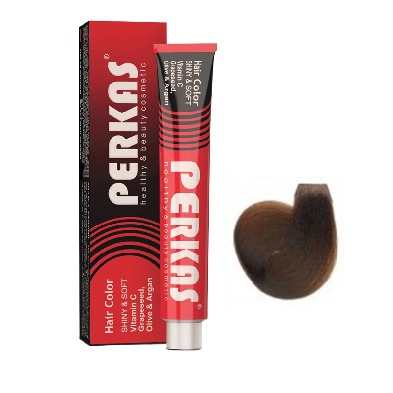 رنگ مو پرکاس شماره 7.00 حجم 100 میلی‌لیتر رنگ بلوند متوسط قوی