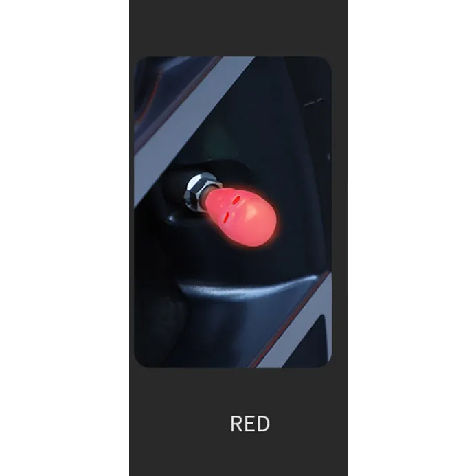 سر والف لاستیک مدل SKULL-RD بسته 4 عددی