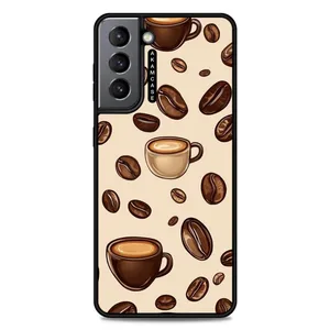 AKAM AMC-WSGS21-COFFEE-10 Cover For Samsung Galaxy S21