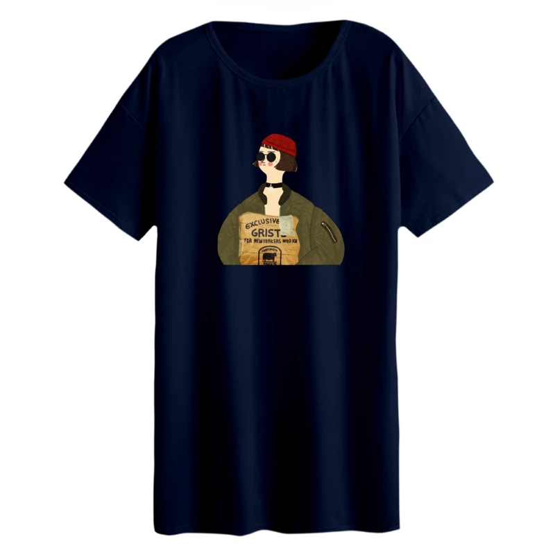 تی شرت لانگ زنانه مدل ماتیلدا