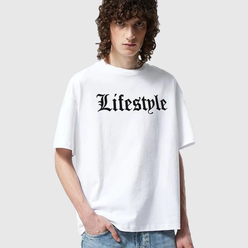 تی شرت آستین کوتاه مردانه مدل ساده یونانی لایف استایل mo434