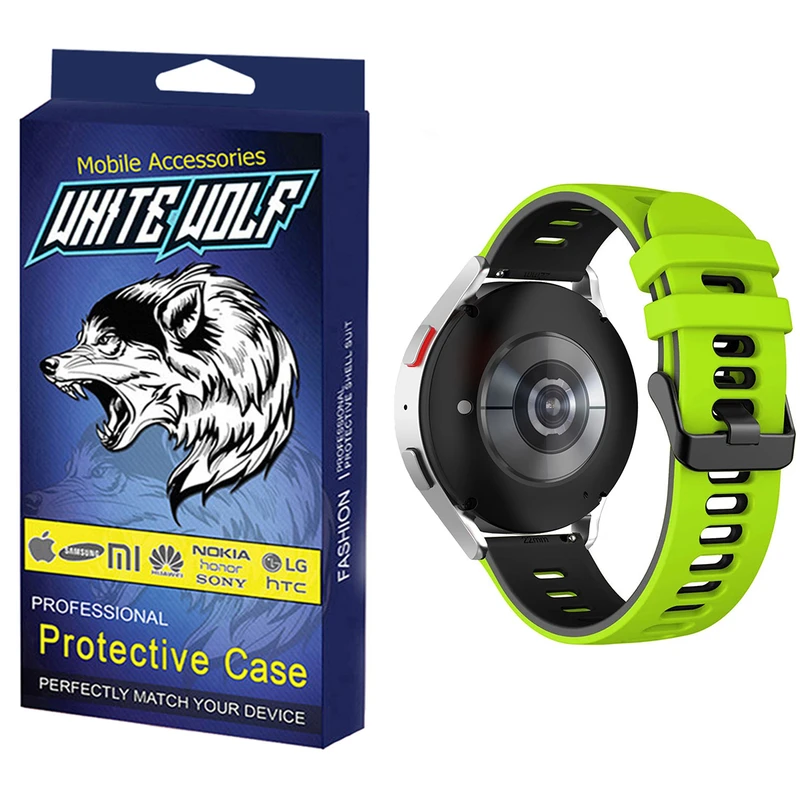 بند وایت ولف مدل WB-SIL 2C مناسب برای ساعت هوشمند گلوریمی M1 Pro / GS1 Pro