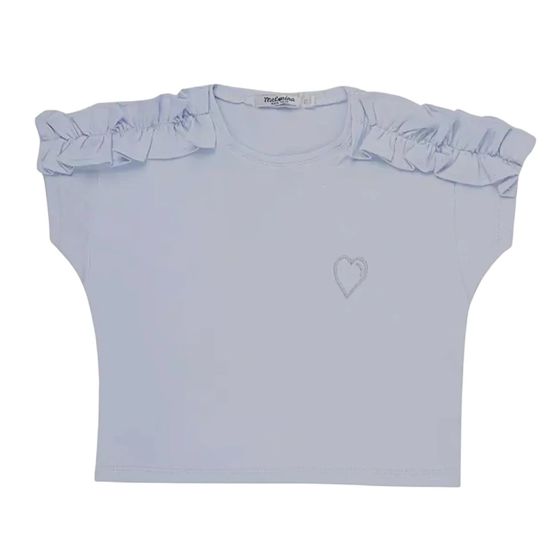 بلوز آستین کوتاه دخترانه مدل MDSS-CG3024