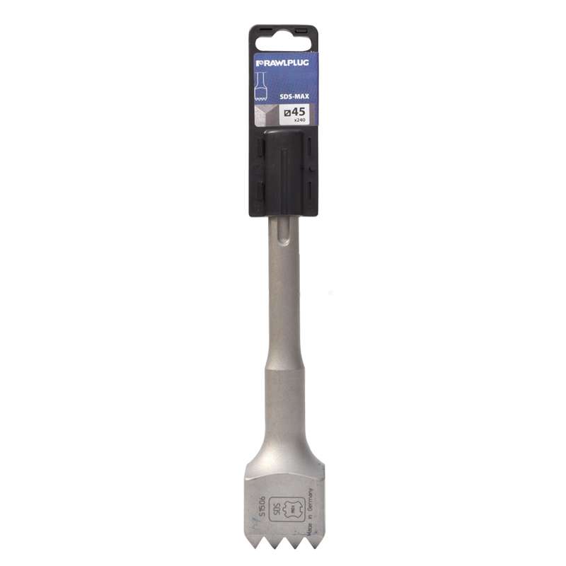 قلم مضرس کاری رولپلاگ مدل RT-MAXA-BUSHH Bush hammer SDS max سایز 300 میلی متر