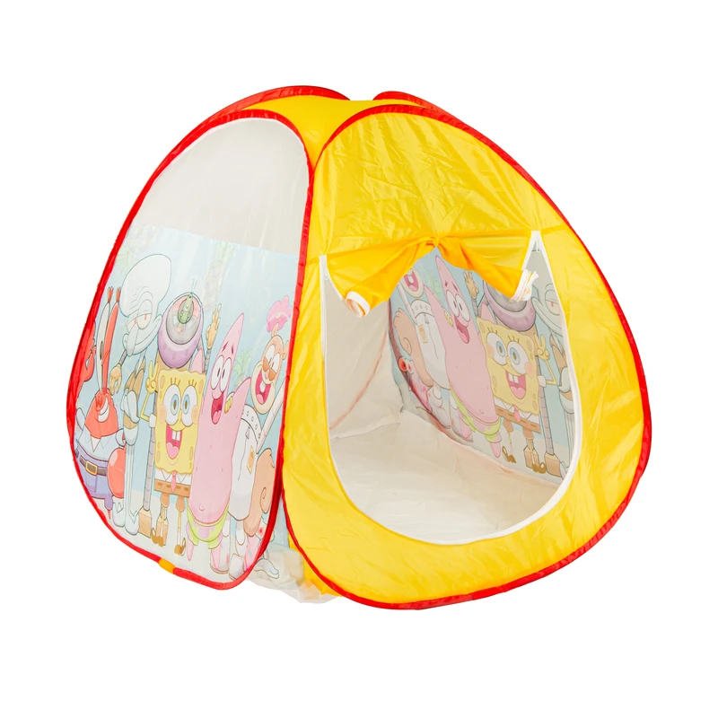 چادر بازی کودک مدل افرا طرح باب اسفنجی