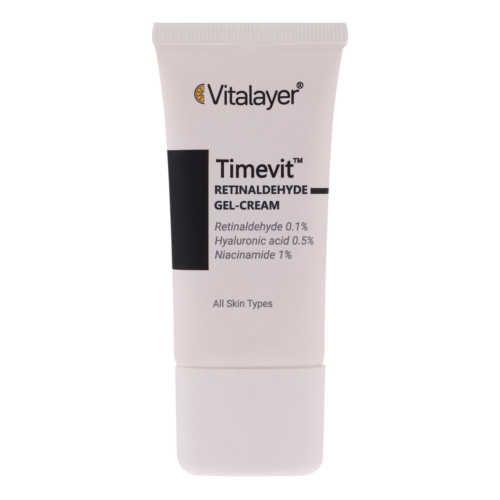 کرم ضد چروک ویتالیر مدل Timevit مناسب انواع پوست حجم 30 میلی لیتر
