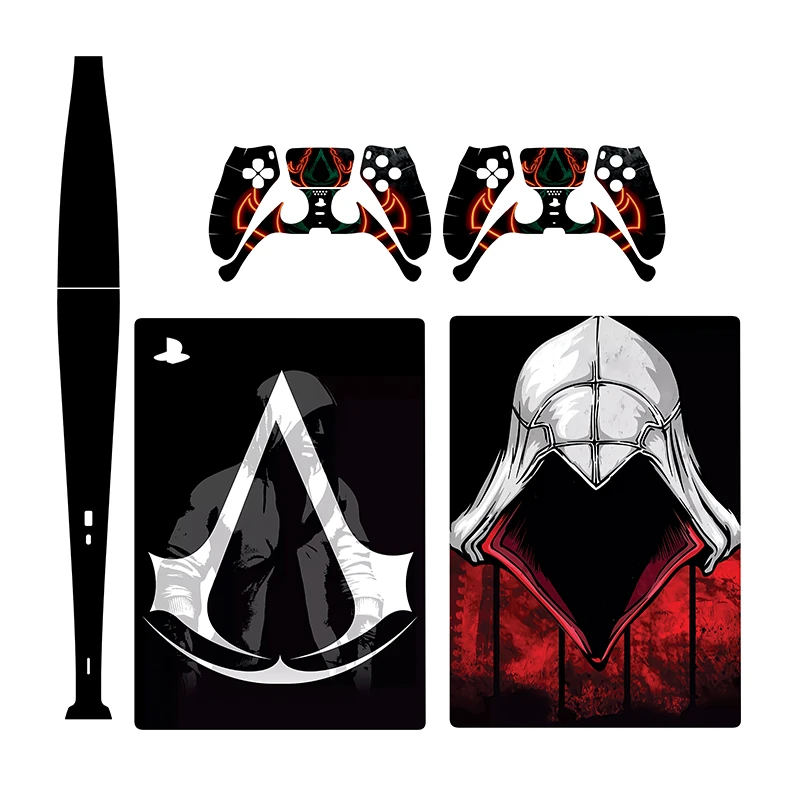 برچسب کنسول بازی پلی استیشن 5 دیجیتال توییجین وموییجین مدل assassins creed 07 مجموعه 6 عددی 