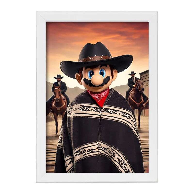 تابلو خندالو مدل سوپر ماریو کد F10567