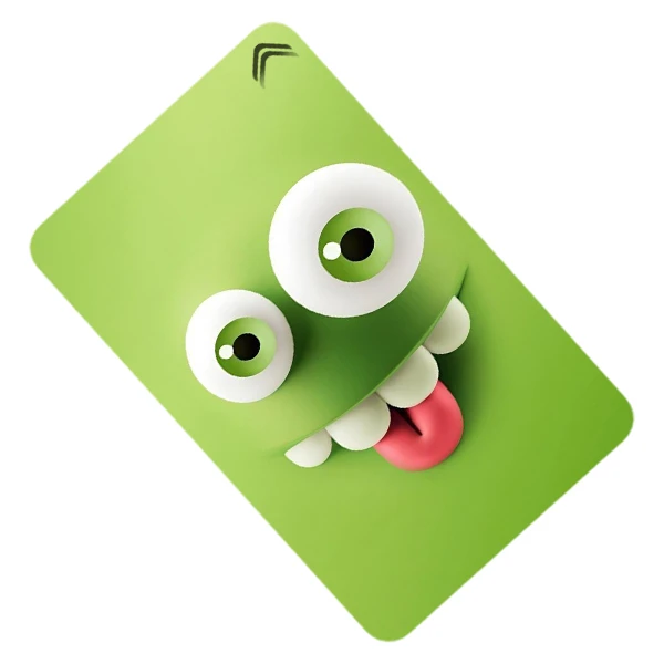 استیکر کارت بانکی طرح ایموجی فانتزی مدل CAC692-K-G1-176