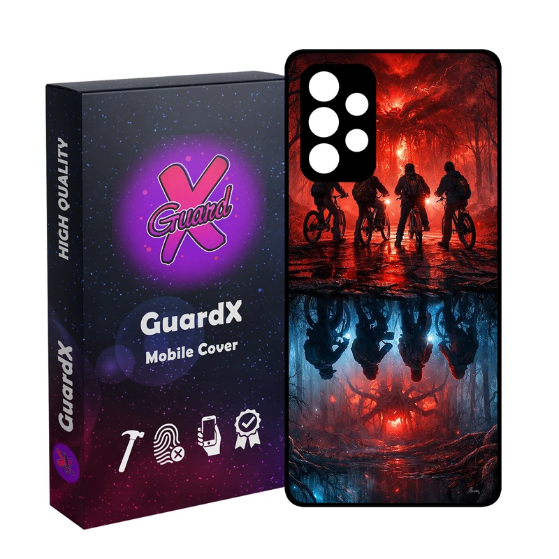 کاور گارد ایکس طرح Stranger Things مدل 10914 مناسب برای گوشی موبایل سامسونگ Galaxy A52/A52S
