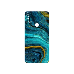 MAHOOT Turquoise marblewith golden streaks Cover Sticker for Xiaomi Redmi Note 5 Pro
