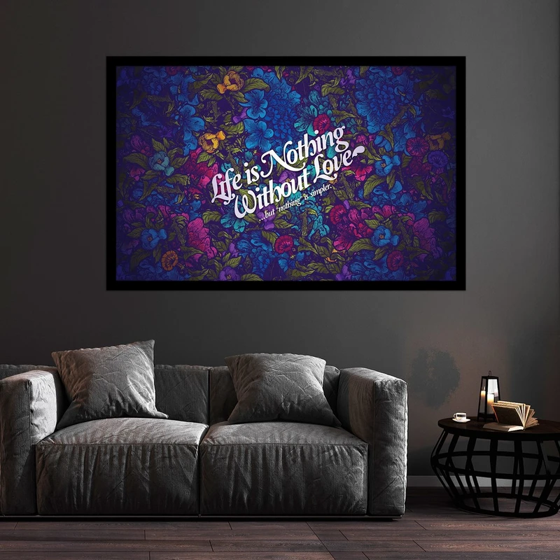 تابلو بکلیت طرح جمله انگیزشی انگلیسی مدل B-S2588