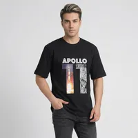 تی شرت آستین کوتاه مردانه اسپست مدل ASP-TBLK-A11