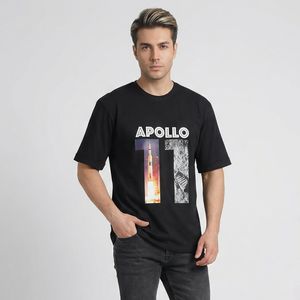 تی شرت آستین کوتاه مردانه اسپست مدل ASP-TBLK-A11