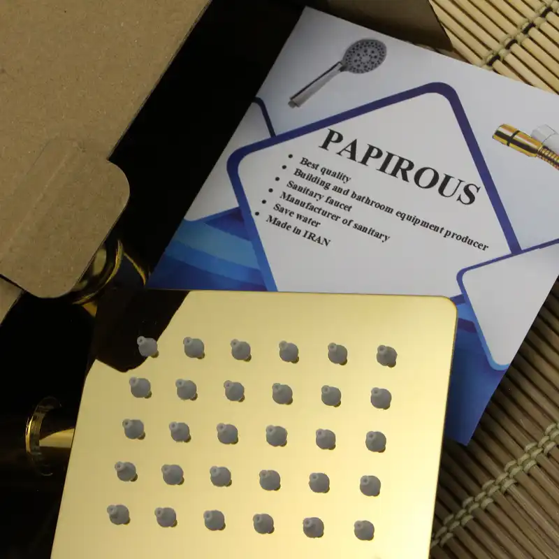 سردوش حمام پاپیروس مدل برلیانس مجموعه دو عددی