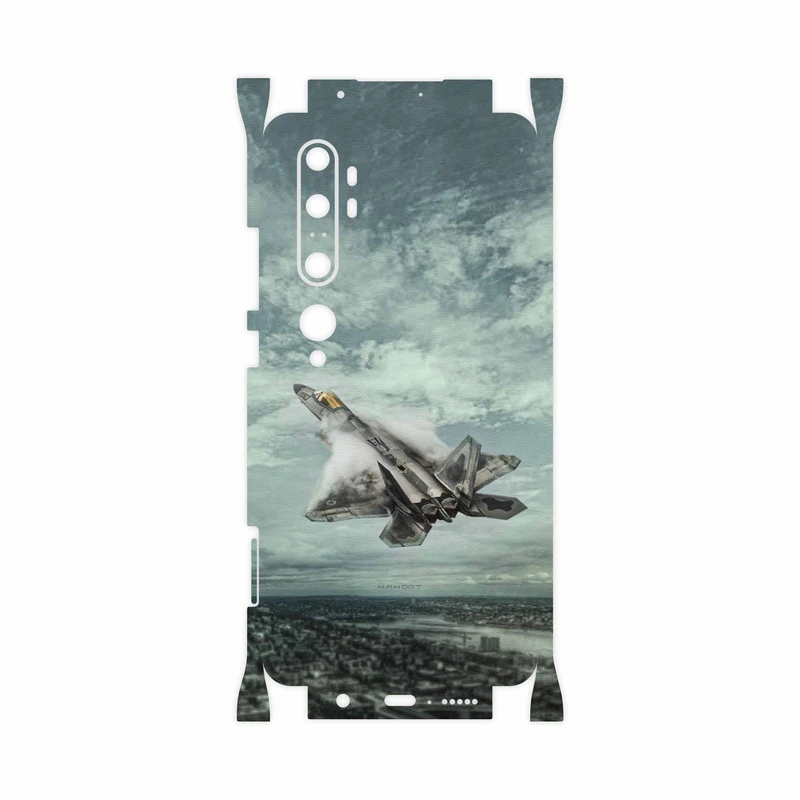 برچسب پوششی ماهوت مدل F-22 Raptor-FullSkin مناسب برای گوشی موبایل شیائومی Mi Note 10 Pro