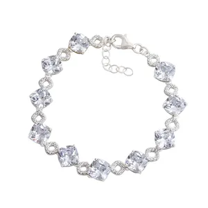 دستبند نقره زنانه المنتز کد B3489C