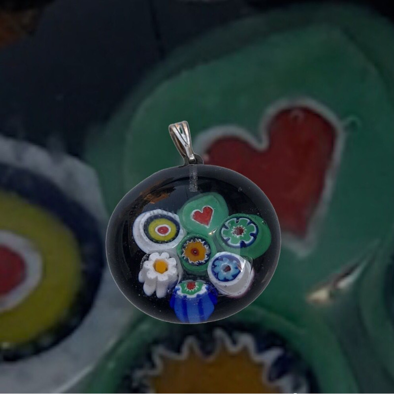 آویز گردنبند دخترانه مدل چشم نظر شیشه ای آویز گردنبند دخترانه مدل چشم نظر شیشه ای