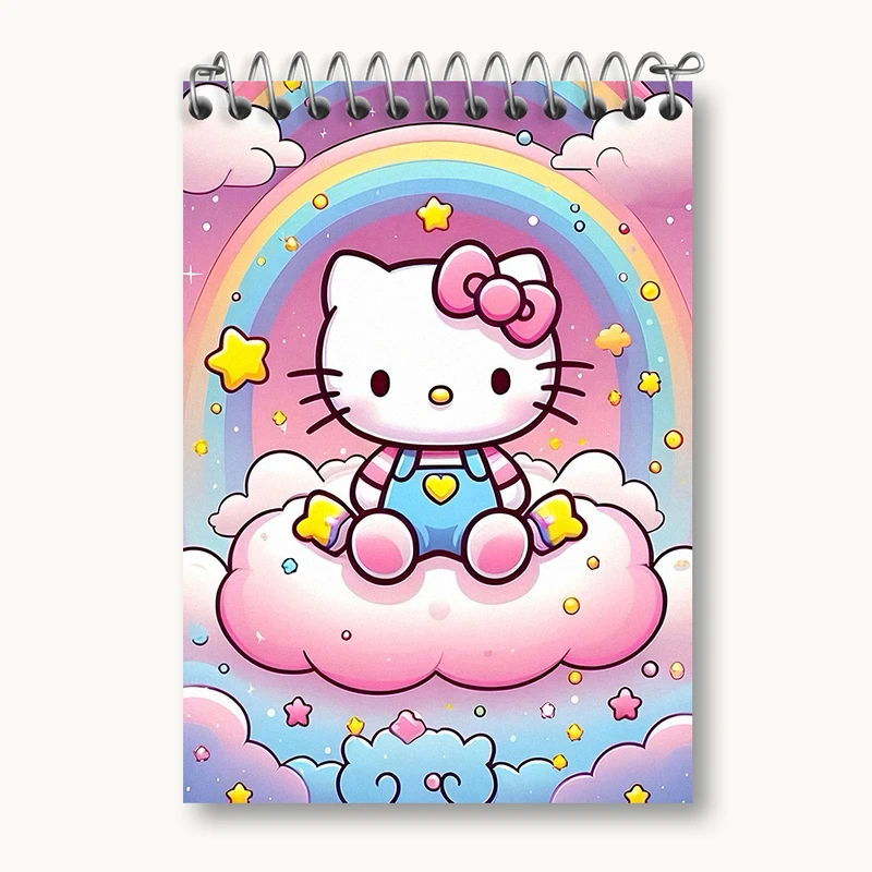 دفتر یادداشت 50 برگ خندالو طرح هلو کیتی (Hello Kitty)  کد N4000