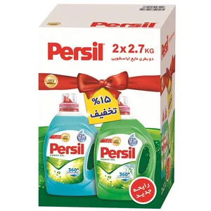 پک مایع لباسشویی پرسیل سری 360Degree Cleanliness بسته 2 عددی