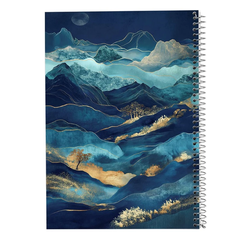 دفتر شطرنجی 50 برگ مدوپد طرح طبیعت کد DF15329