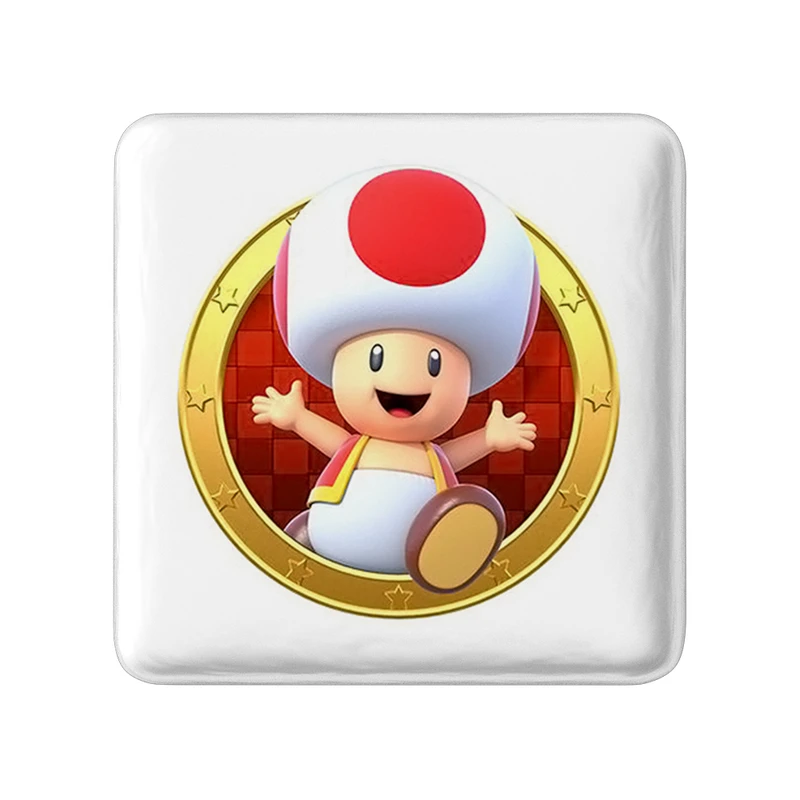 پیکسل خندالو طرح سوپر ماریو مدل مربعی کد 30418