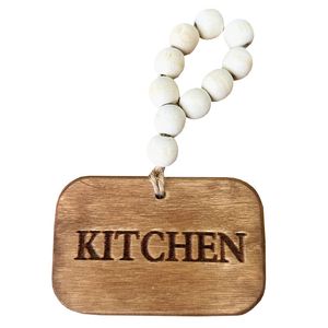 آویز تزیینی مدل آشپزخانه مهره طرح کیچن کد 02