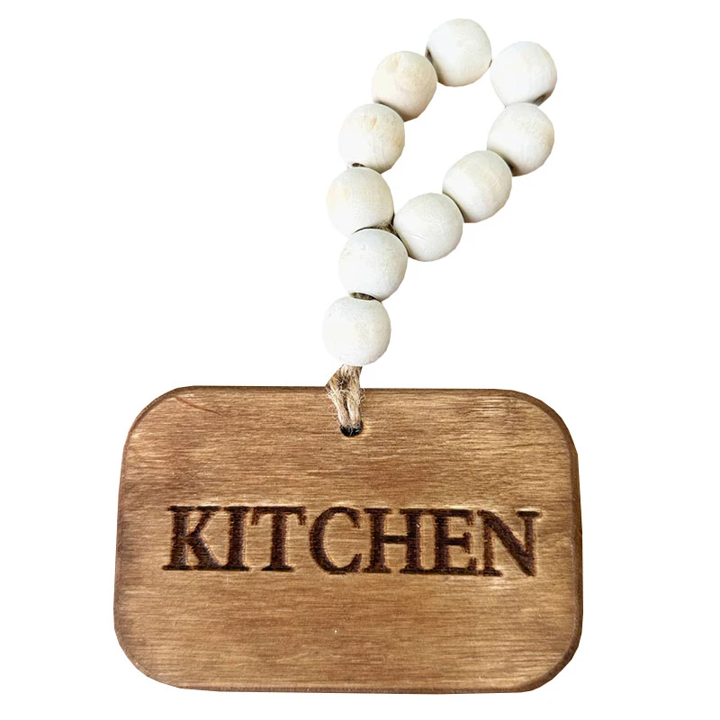 آویز تزیینی مدل آشپزخانه مهره طرح کیچن کد 02