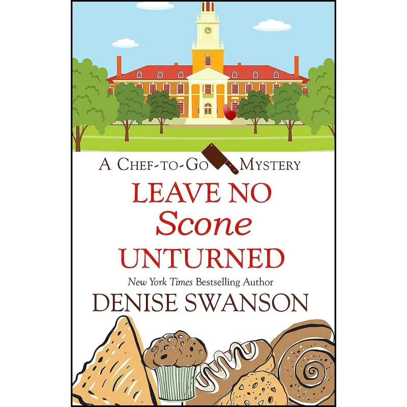 کتاب Leave No Scone Unturned  اثر Denise Swanson انتشارات Wheeler Publishing Large Print