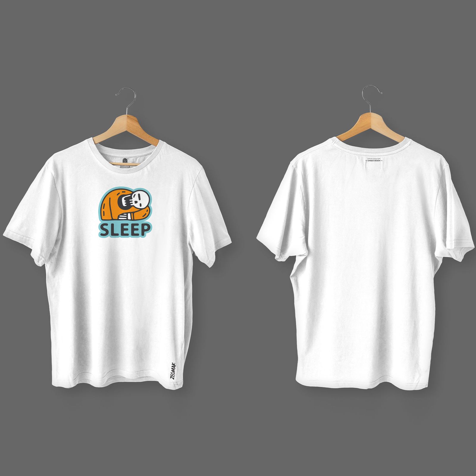 تی شرت آستین کوتاه مردانه زگماک مدل SLEEP -  - 4