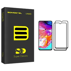 Somastel SD Glass Screen Protector For Samsung Galaxy A70 Pack Of 2