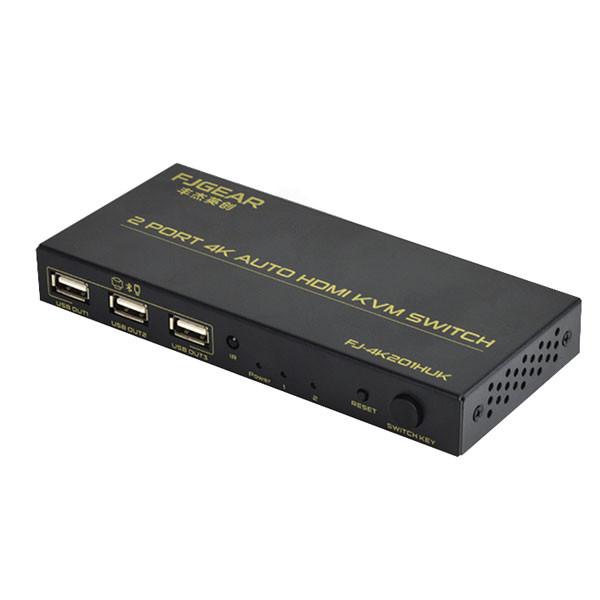 سویچ دو پورت KVM  مدل Fj-4K201HU