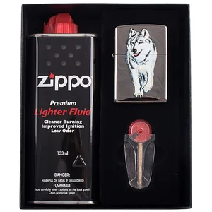ست هدیه زیپو مدل Black Iced کد 769
