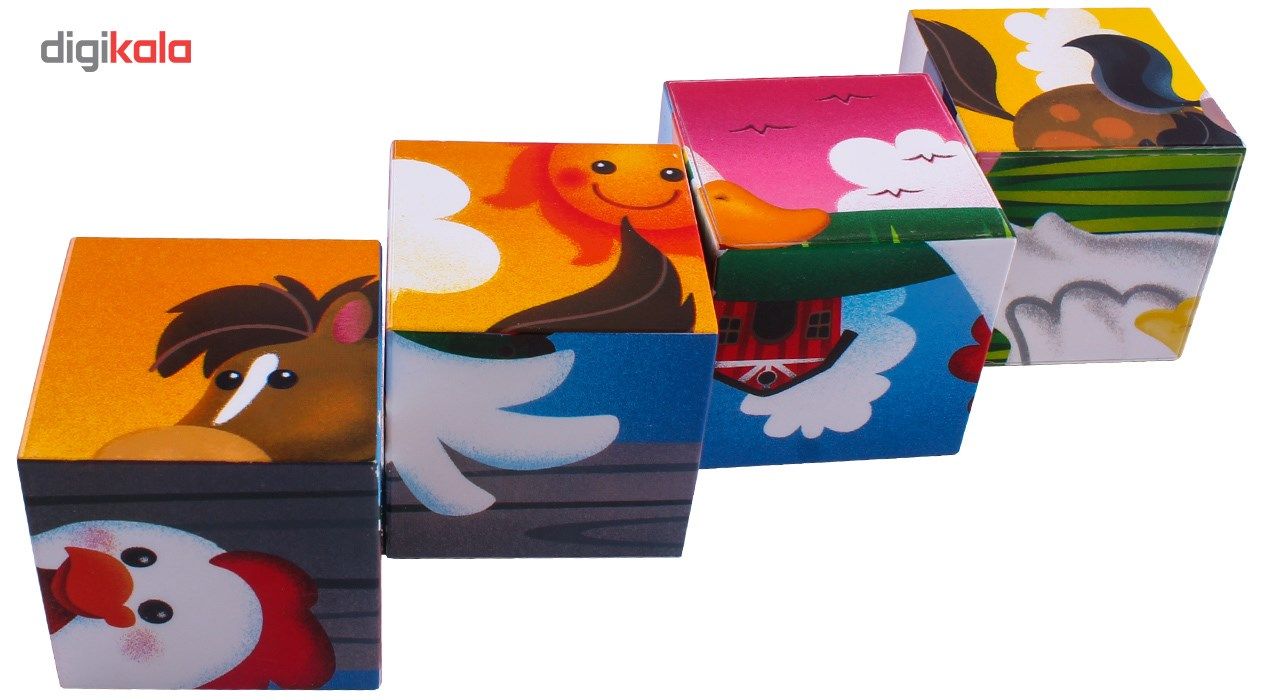 پازل 9 تکه پلی گو مدل Farmhouse Block Puzzle کد 9030 main 1 3