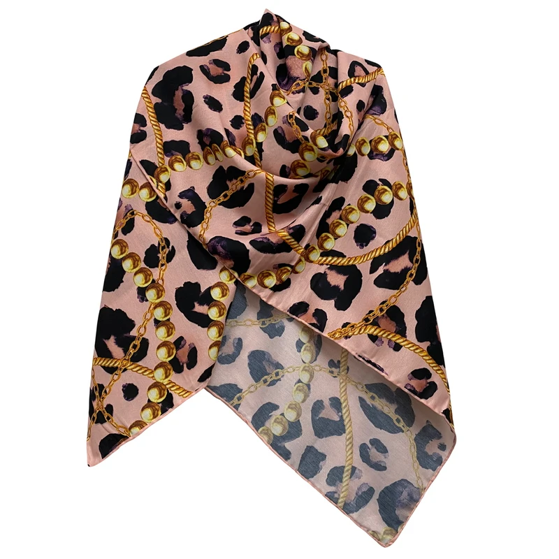 روسری زنانه مدل نخی کجراه پاییزه دست دوز کد 1492