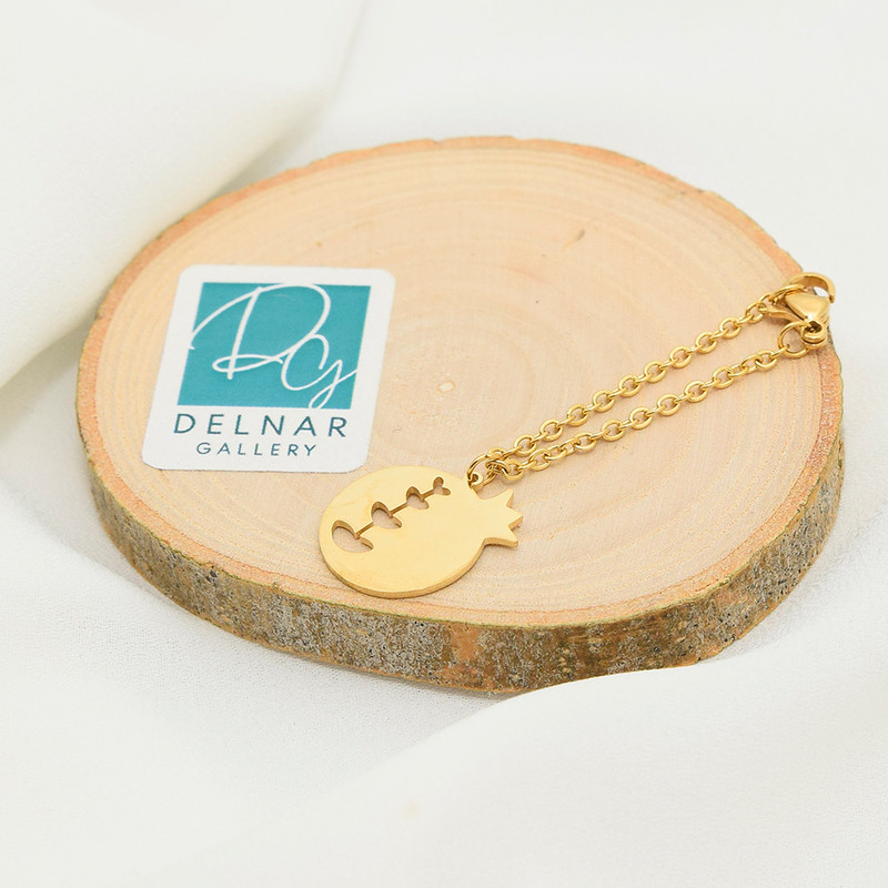 آویز ساعت زنانه دلنار گالری مدل انار کد 03