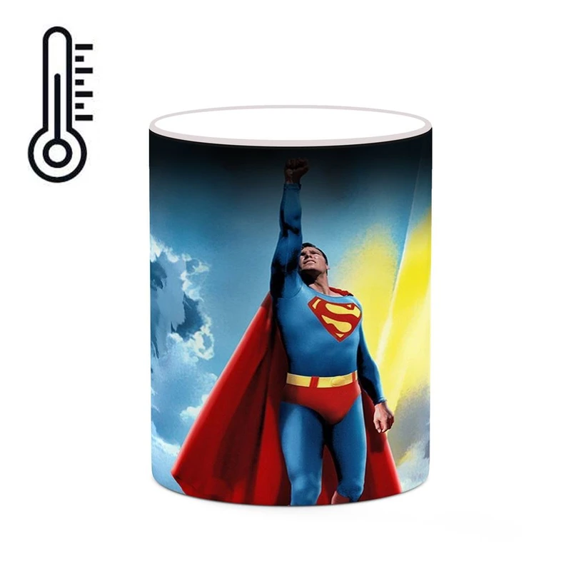 ماگ حرارتی کاکتی مدل سوپرمن Superman کد mgh39979