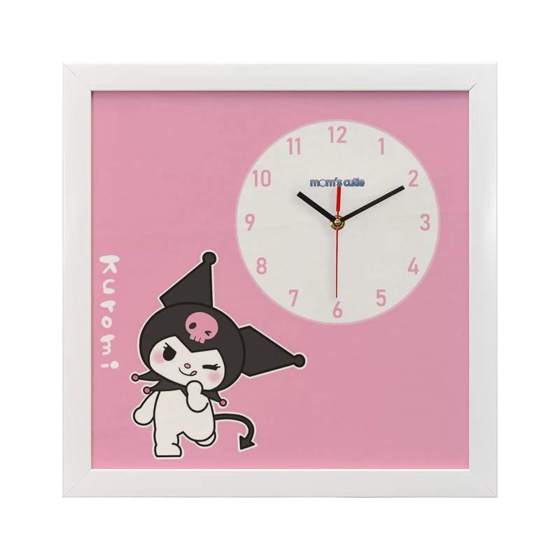 ساعت دیواری کودک مامز کیوتی مدل کرومی S-213