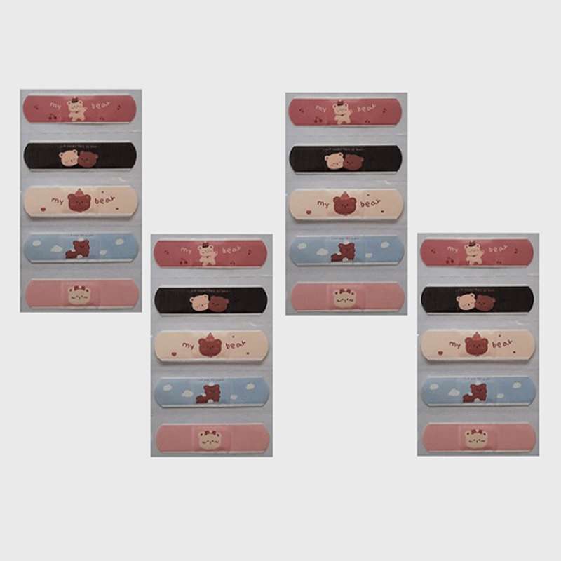 چسب زخم فانتزی طرح خرس مهربون کد MD-888 بسته 20 عددی
