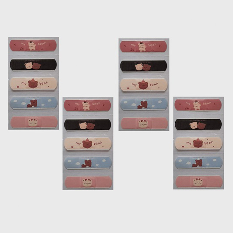 چسب زخم فانتزی طرح خرس مهربون کد MD-888 بسته 20 عددی