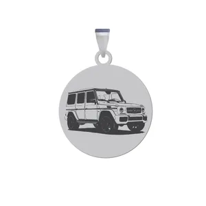 آویز گردنبند زنانه و مردانه هایکا مدل رخ ماشین کد am.jh 164